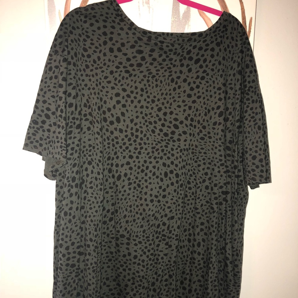 ASOS Leopard Print t shirt dress